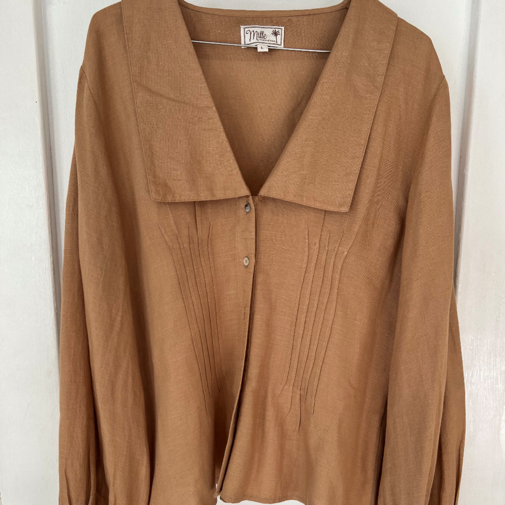 Mille Tan dress shirt